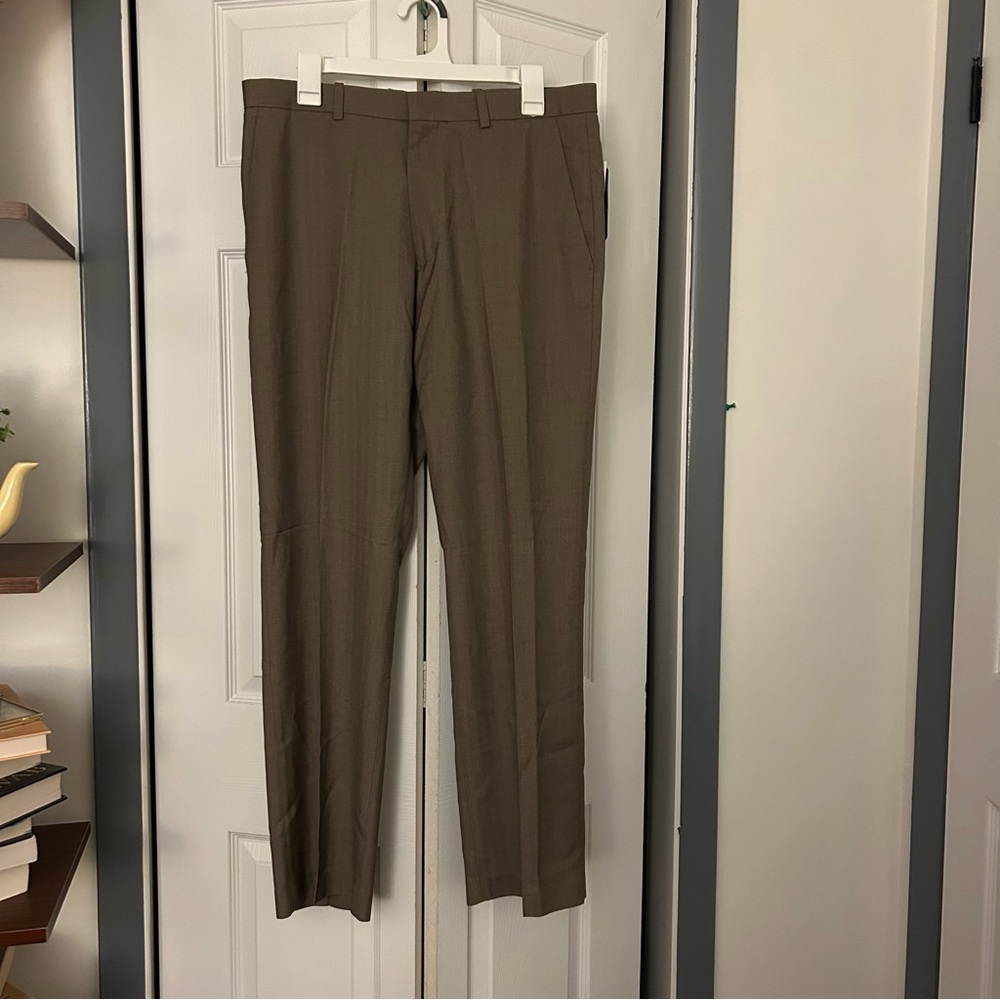 Perry Ellis Men's Tan Dress Pants 32x30